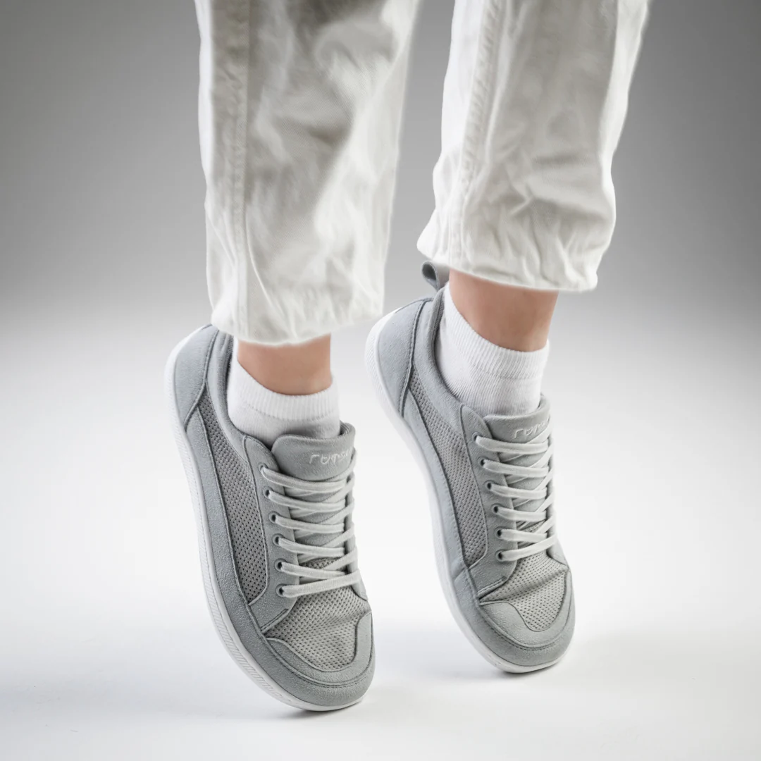 Rutsu Breeze Barefoot Sneakers Low Gray - Image 7