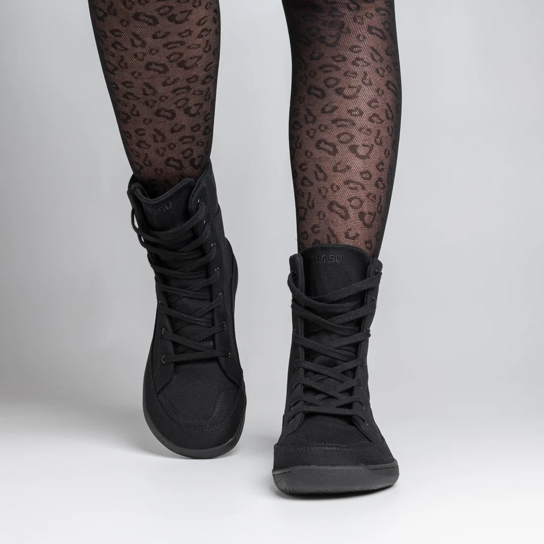 Rutsu Original Barefoot Sneakers Extra-High Black - Image 4