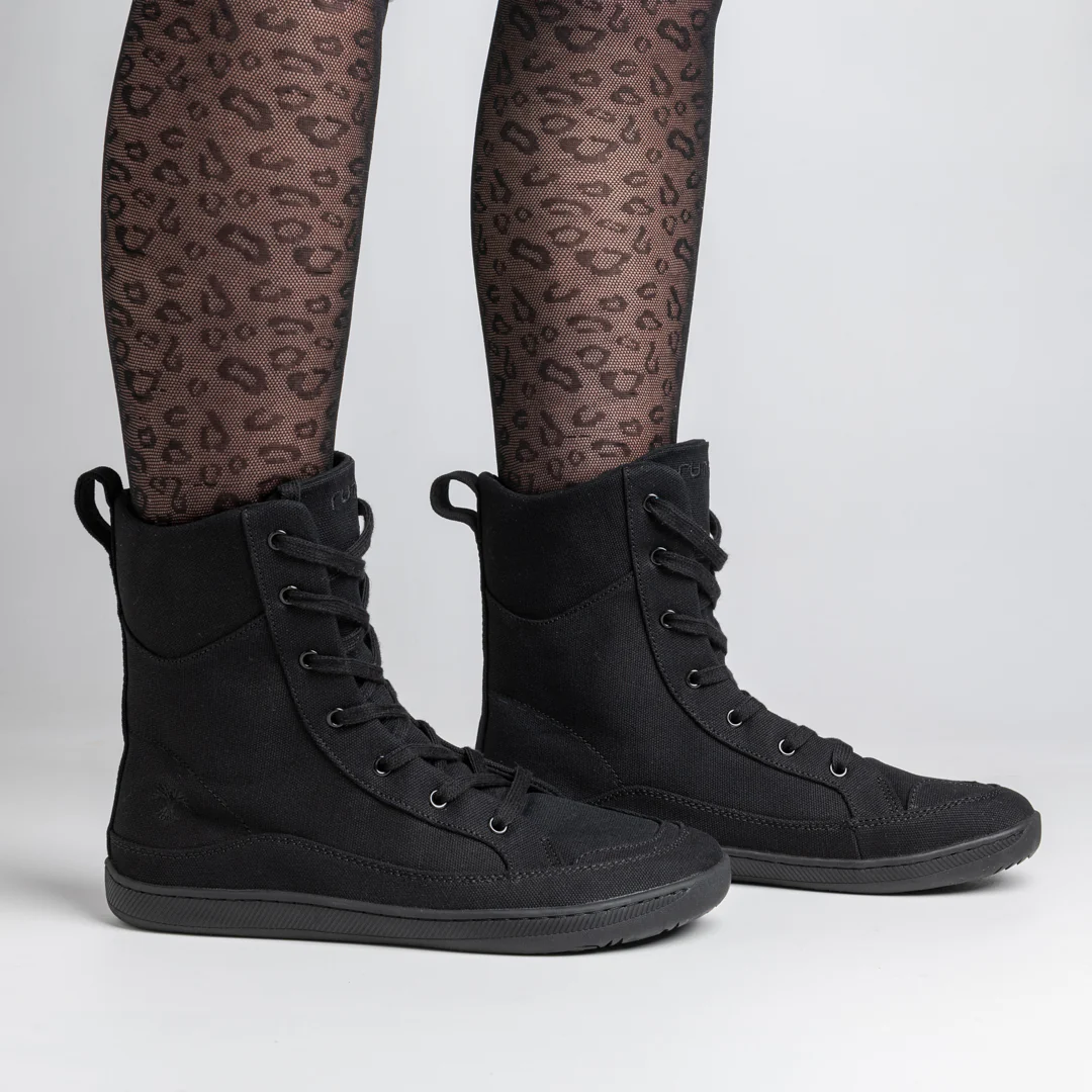 Rutsu Original Barefoot Sneakers Extra-High Black - Image 6