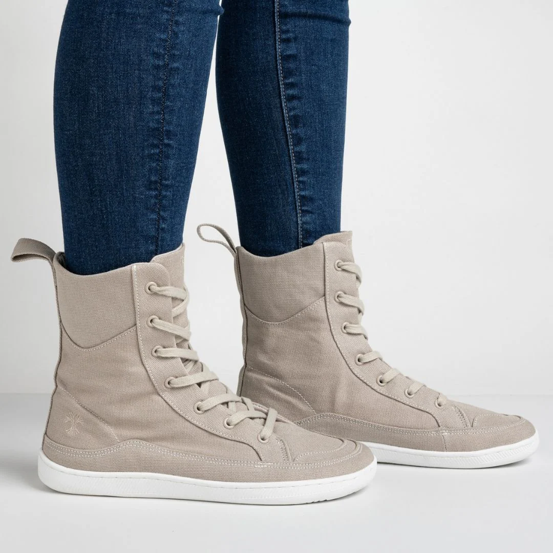 Rutsu Original Barefoot Sneakers Extra-High Gray - Image 5