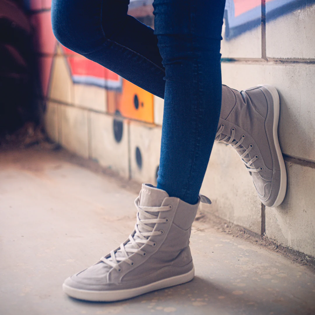 Rutsu Original Barefoot Sneakers Extra-High Gray - Image 6