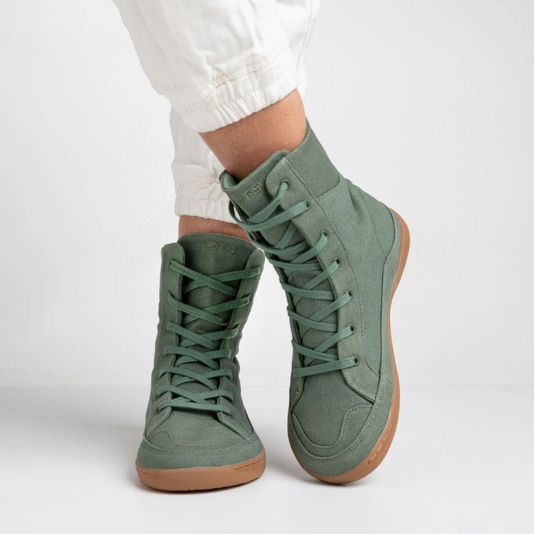 Rutsu Original Barefoot Sneakers Extra-High Green - Image 4