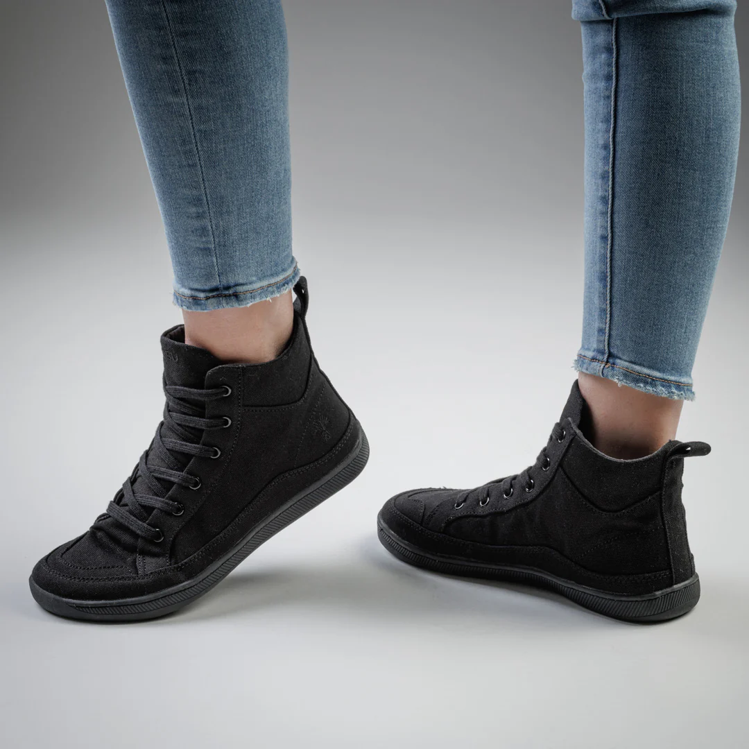Rutsu Original Barefoot Sneakers High Black - Image 4