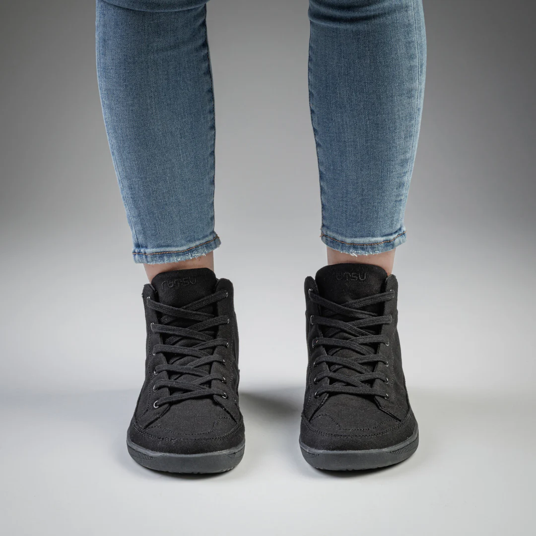 Rutsu Original Barefoot Sneakers High Black - Image 5