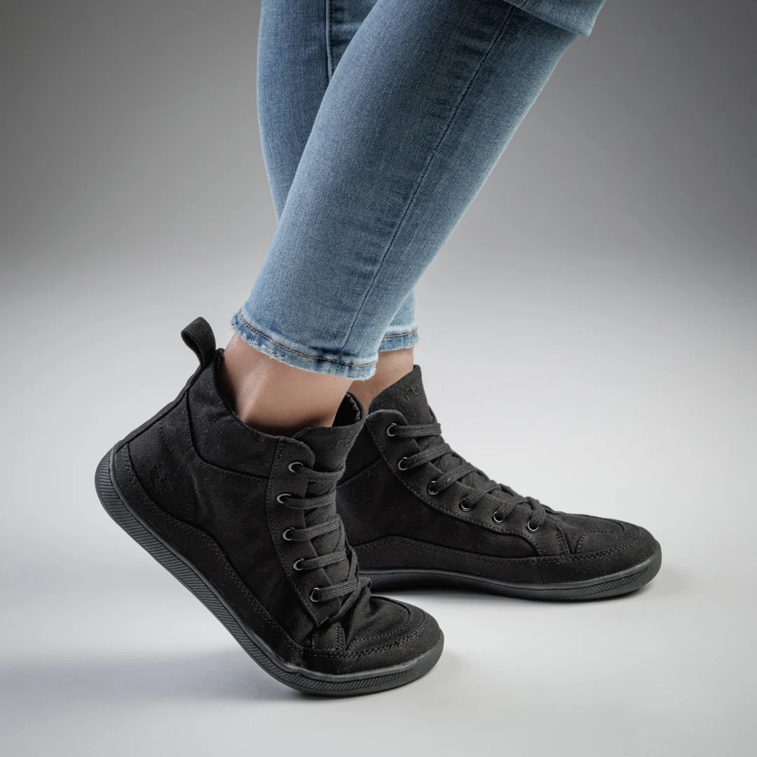 Rutsu Original Barefoot Sneakers High Black - Image 6