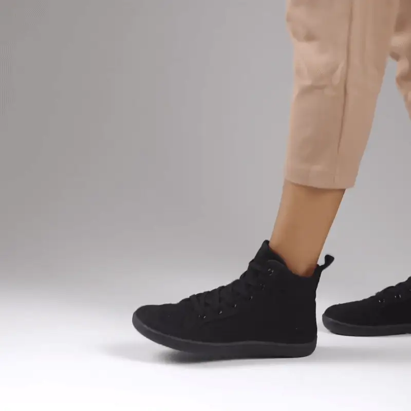 Rutsu Original Barefoot Sneakers High Black - Image 9
