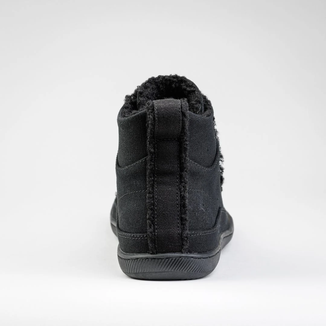 Rutsu Original Barefoot Sneakers High Black Fur - Image 5