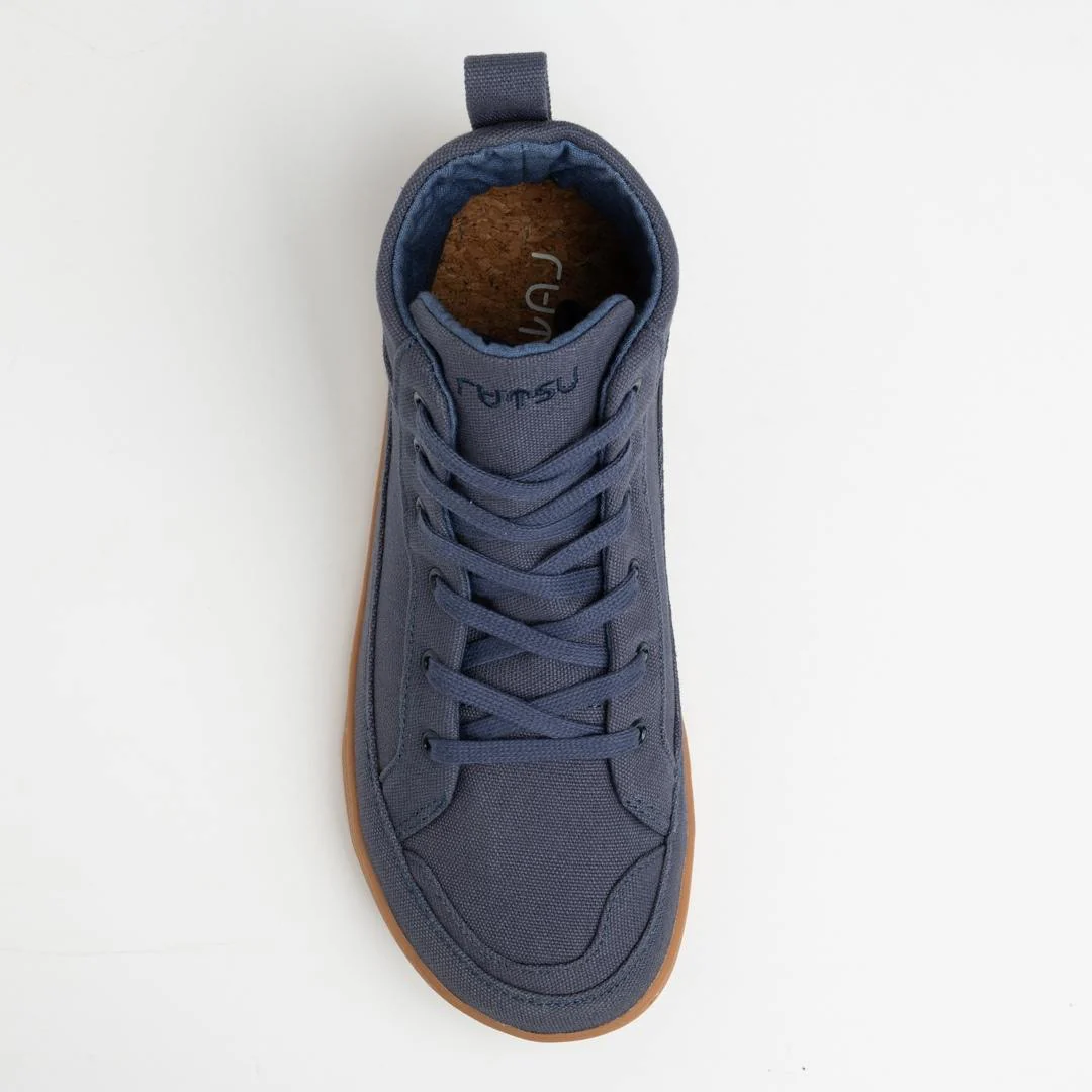 Rutsu Original Barefoot Sneakers High Blue - Image 2