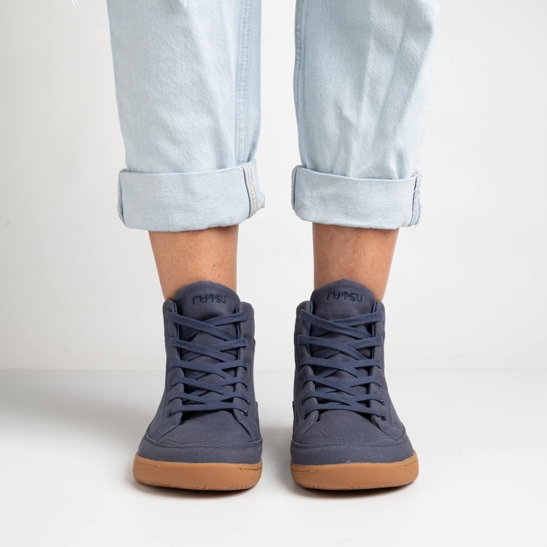 Rutsu Original Barefoot Sneakers High Blue - Image 5