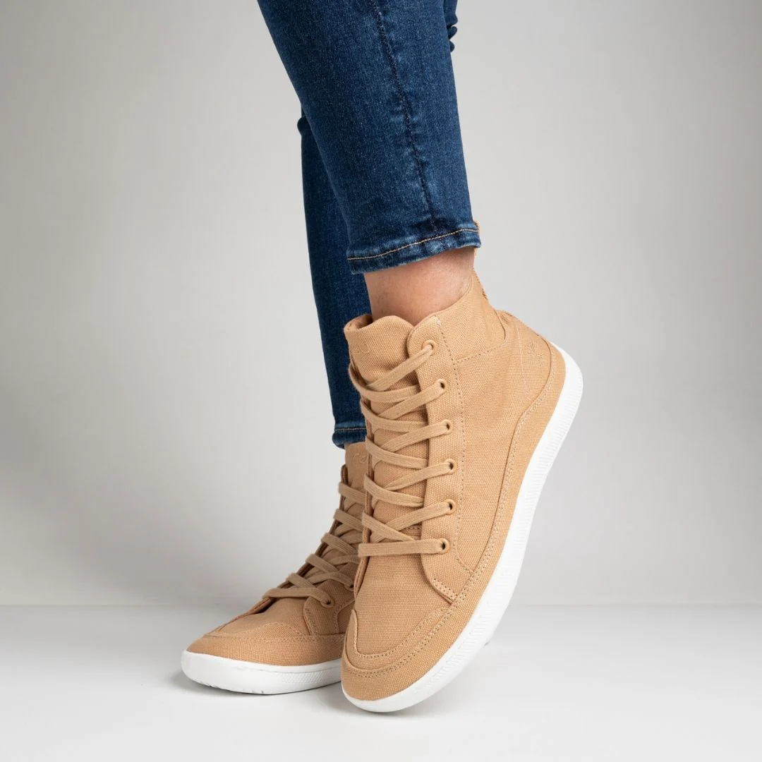 Rutsu Original Barefoot Sneakers High Camel - Image 5
