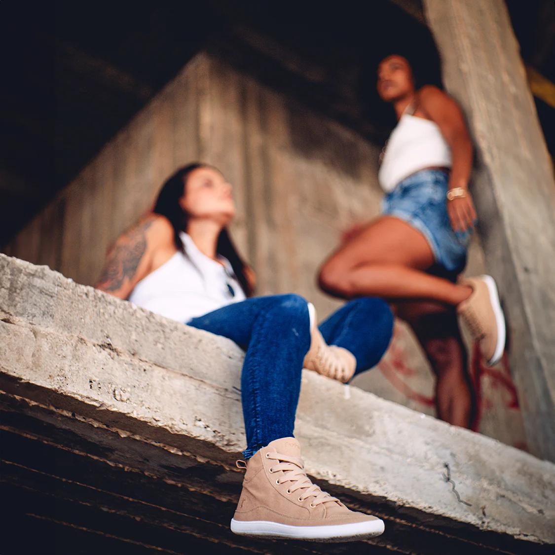 Rutsu Original Barefoot Sneakers High Camel - Image 7