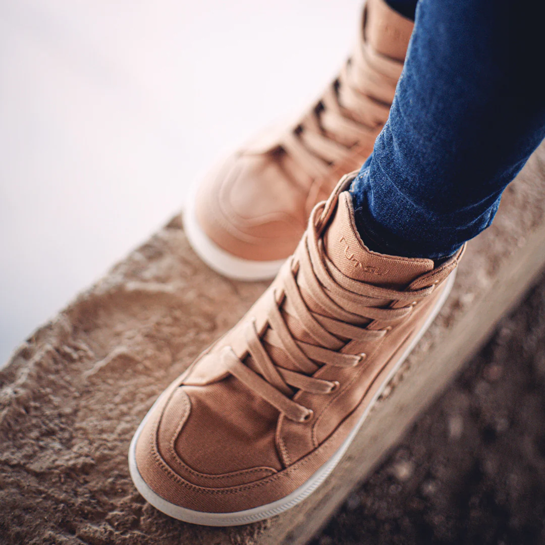 Rutsu Original Barefoot Sneakers High Camel - Image 8