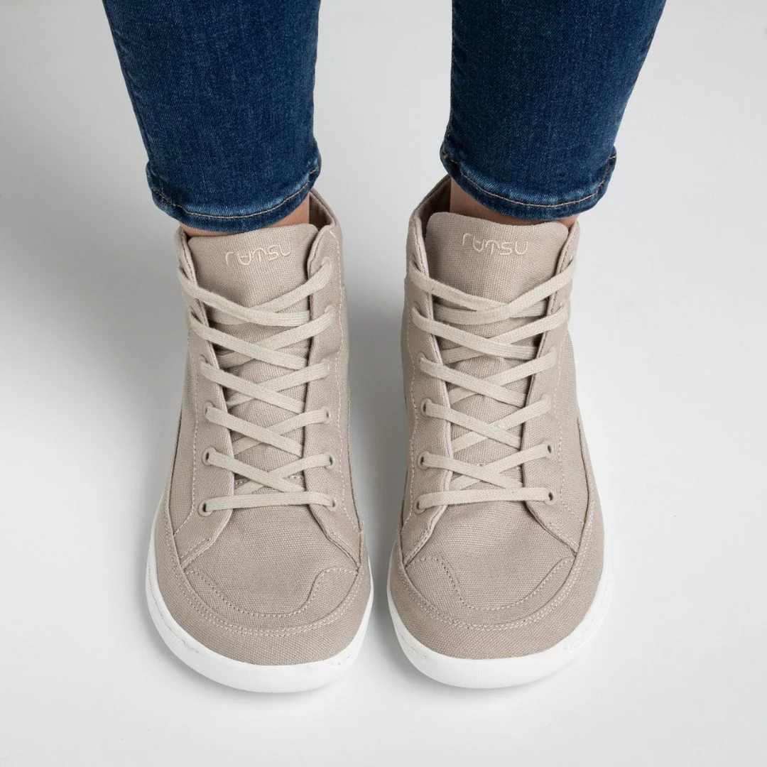 Rutsu Original Barefoot Sneakers High Gray - Image 5