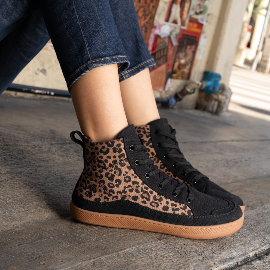 Rutsu Original Barefoot Sneakers High Leopard - Image 7