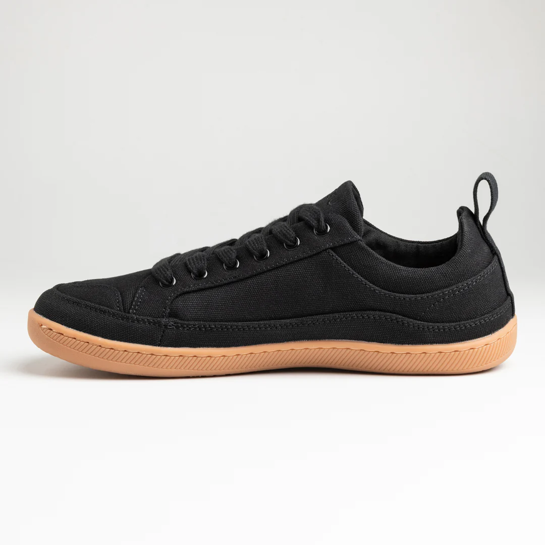 Rutsu Original Barefoot Sneakers Low Black & Gum - Image 4