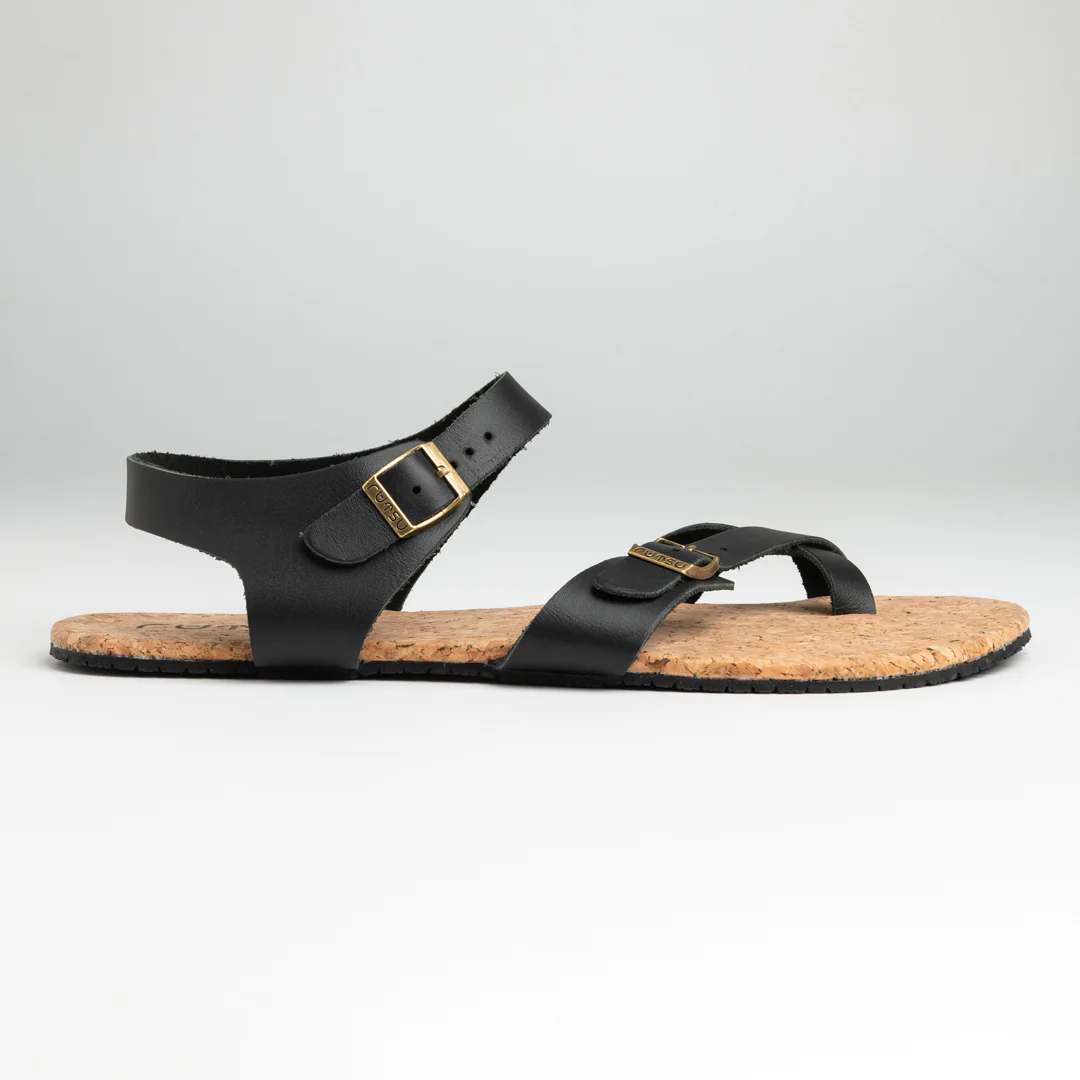 Rutsu Skin.02 Vegan Barefoot Sandals Black - Image 6