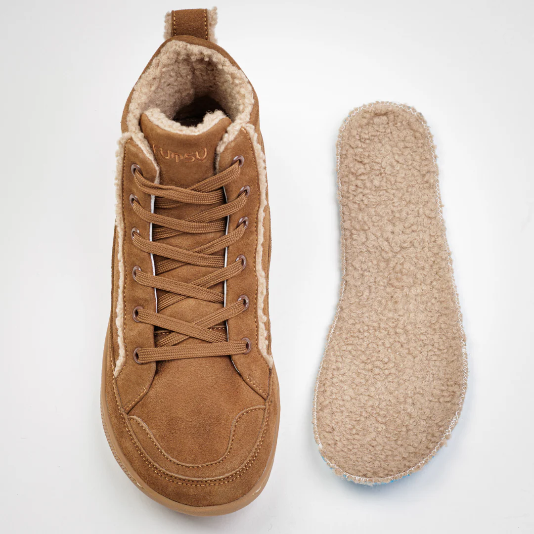Rutsu Summit Barefoot Boots Fur Brown - Image 4